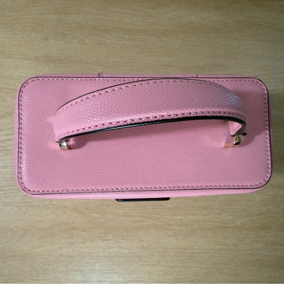 Kate Spade Voyage Small Top Handle Crossbody Purse Bag Pink Sugar New York Logo - Picture 5 of 12